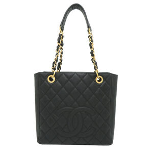 Chanel PST Tote Bag for Women, A20994, Caviar Leather, Black